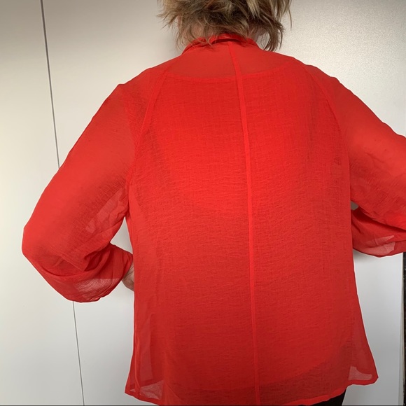 Babette 2 piece coral blouse - Picture 2 of 5